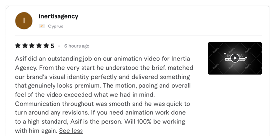 Original review screenshot