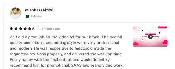 Original review screenshot